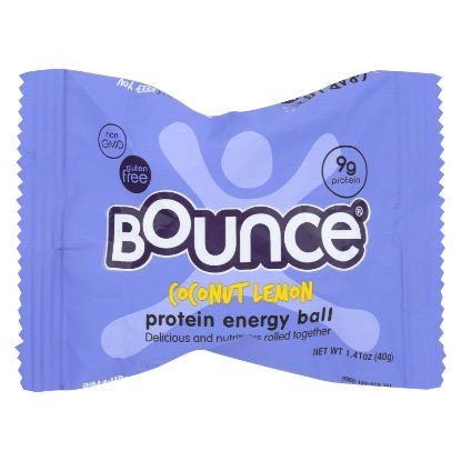 Bounce Energy Balls - Coconut Lemon - Case of 12 - 1.48 oz.