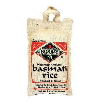 Bombay White Rice - Case of 12 - 2 lb.