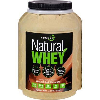 Bodylogix Protein Powder - Natural Whey - Dark Chocolate - 1.85 lb
