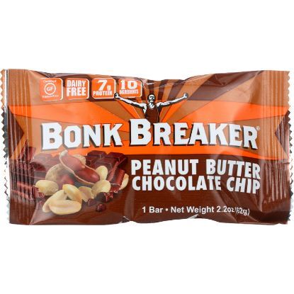 Bonk Breaker Energy Bar - Peanut Butter Chocolate Chip - 2.2 oz - case of 12