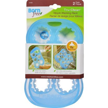 Bornfree/Summer Infant Tru Clean Nipple Wash Rack - 2 Pack