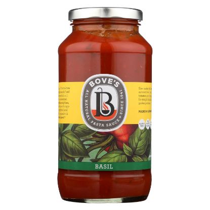 Bove's of Vermont - Pasta Sauce - Basil - Case of 6 - 24 Fl oz.