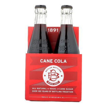 Boylan Bottling - Cola - Cane Sugar - Case of 6 - 12 oz.