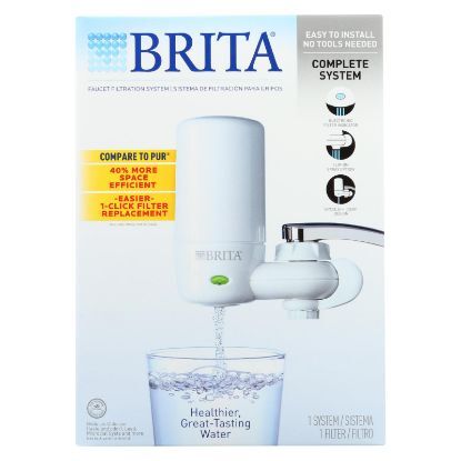 Brita - Advanced Faucet Filtration System - White - 1 Count