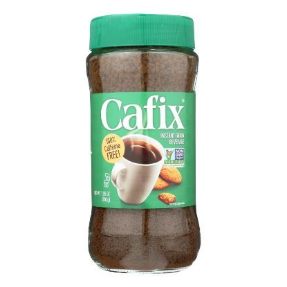 Cafix All Natural Instant Beverage Crystals - Caffeine Free - Case of 12 - 7 oz.