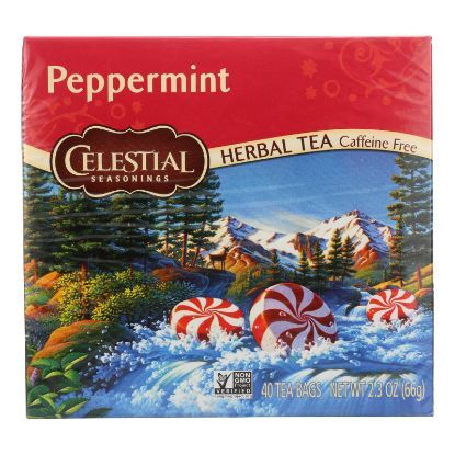 Celestial Seasonings Herbal Tea - Peppermint - 40 Bags
