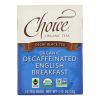 Choice Organic Black Tea - Decaffeinated English Breakfast - Case of 6 - 16 Bags