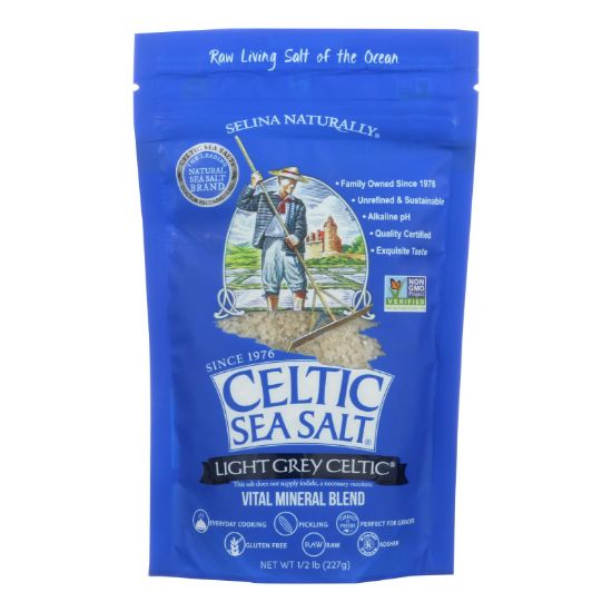 Celtic Sea Salt Light Grey - Case of 6 - 0.5 Lb.