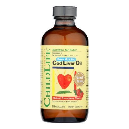 Childlife Cod Liver Oil Strawberry - 8 fl oz