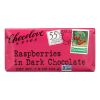 Chocolove Xoxox - Premium Chocolate Bar - Dark Chocolate - Raspberries - Mini - 1.2 oz Bars - Case of 12