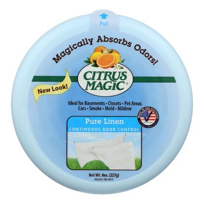 Citrus Magic Air Freshener - Odor Absorbing - Solid - Pure Linen - 8 oz