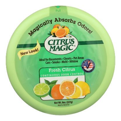 Citrus Magic Air Freshener - Odor Absorbing - Solid - Fresh Citrus - 8 oz