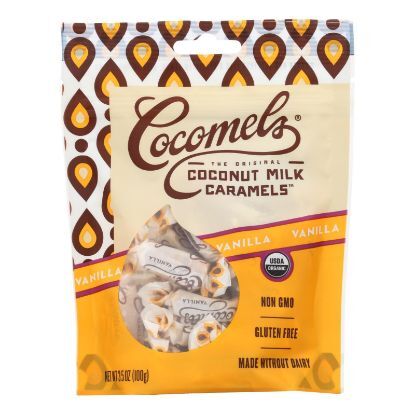 Cocomel - Organic Coconut Milk Caramels - Vanilla - Case of 6 - 3.5 oz.