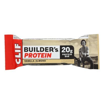 Clif Bar Builder Bar - Vanilla Almond - Case of 12 - 2.4 oz