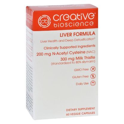 Creative Bioscience Liver Formula - 60 Vegetarian Capsules