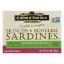 Crown Prince Skinless and Boneless Sardines In Pure Olive Oil - Case of 12 - 3.75 oz.