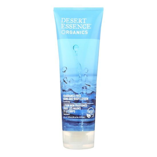Desert Essence - Pure Hand and Body Lotion Unscented - 8 fl oz