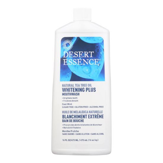 Desert Essence - Mouthwash - Tea Tree Whitening Mint - 16 fl oz