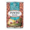 Eden Foods Organic Pinto Beans - Case of 12 - 15 oz.