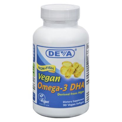 Deva Vegan Vitamins - Omega-3 DHA - 90 Vegan Softgels