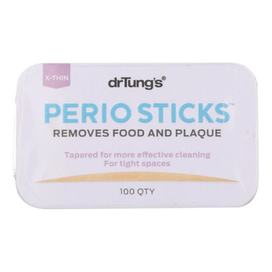 Dr. Tung's Perio Sticks - Extra Thin - Case of 6 - 100 Pack
