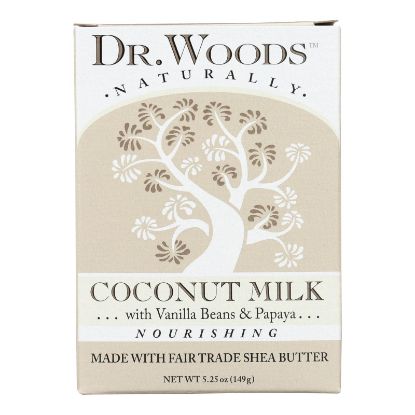 Dr. Woods Bar Soap Coconut Milk - 5.25 oz