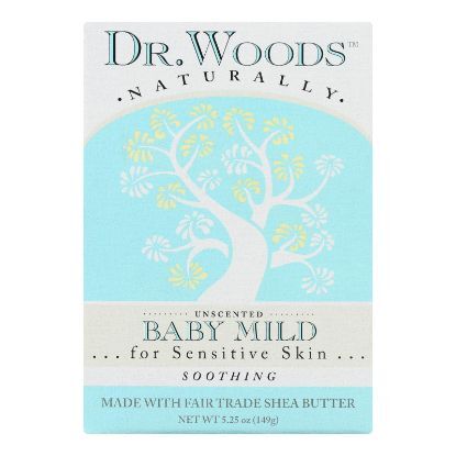 Dr. Woods Bar Soap Baby Mild Unscented - 5.25 oz