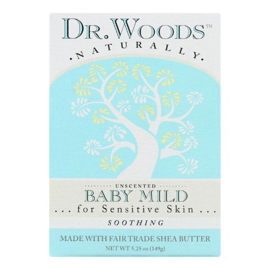Dr. Woods Bar Soap Baby Mild Unscented - 5.25 oz