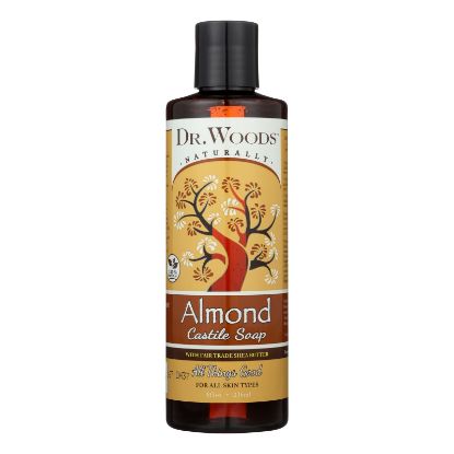 Dr. Woods Shea Vision Pure Castile Soap Almond with Organic Shea Butter - 8 fl oz