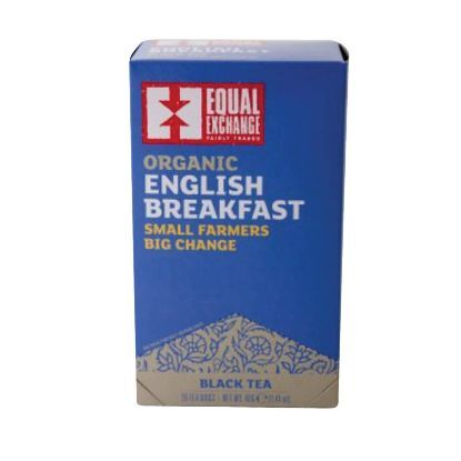 Equal Exchange Organic Black Tea English Breakfast - English Breakfast - Case of 6 - 20 Bags