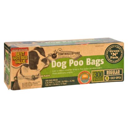 Eco-Friendly Bags Green N Pack Dog Poo Bags - Litter Pick Up - 300 Bags - 1 Count