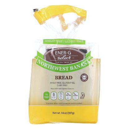 Ener-G Foods Select Bread - North West Banana - Case of 6 - 14 oz.