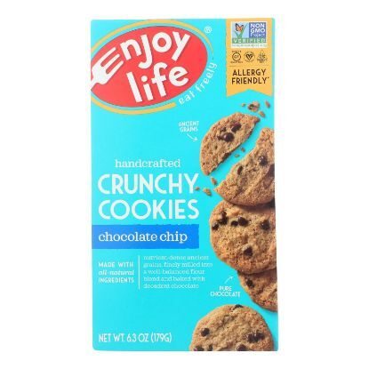 Enjoy Life - Cookie - Crunchy - Chocolate Chip - Gluten Free - 6.3 oz - case of 6