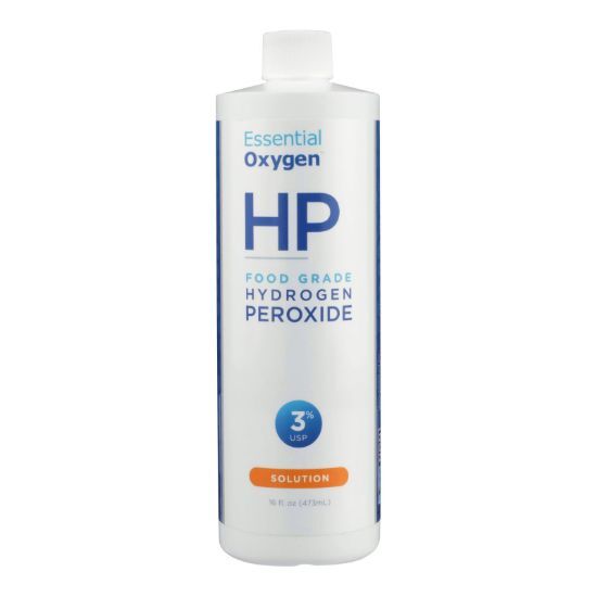 Essential Oxygen Hydrogen Peroxide 3% - Food Grade  - 16 oz