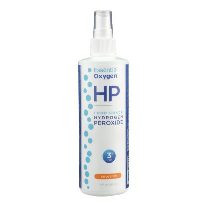 Essential Oxygen Hydrogen Peroxide 3% - Food Grade Spray - 8 oz