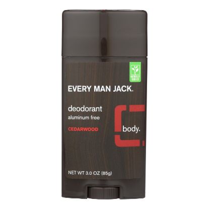 Every Man Jack Body Deodorant - Cedarwood - Aluminum Free - 3 oz