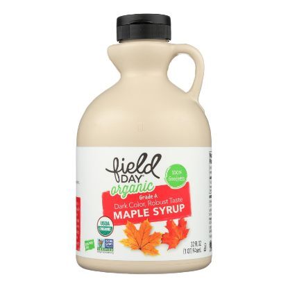 Field Day Maple Syrup - Organic - Grade B - 32 oz - case of 6