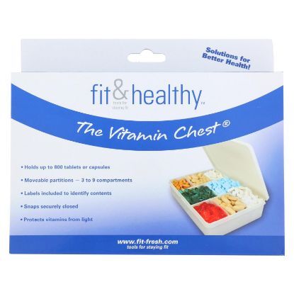 Fit and Healthy Vitamin Chest Organizer - 1 Unit