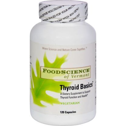 FoodScience of Vermont Thyroid Basics - 120 Vegetarian Capsules