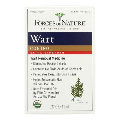 Forces of Nature - Organic Wart Control - Extra Strength - 11 ml