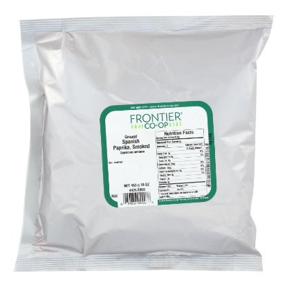 Frontier Herb Paprika Powder - Smoked - Spanish - Ground - Bulk - 1 lb