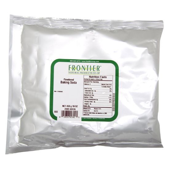 Frontier Herb Baking Soda Powder - Bulk - 1 lb