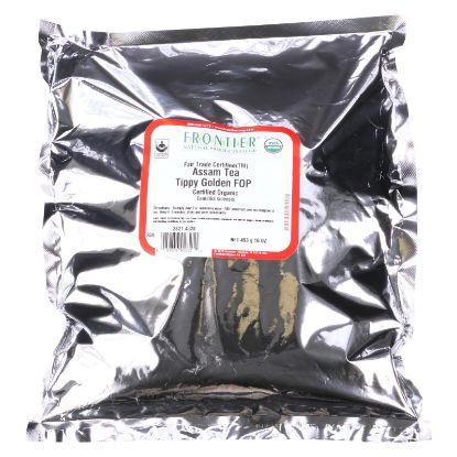 Frontier Herb Tea - Organic - Fair Trade Certified - Black - Assam - Flowering Orange Pekoe Grade - Bulk - 1 lb