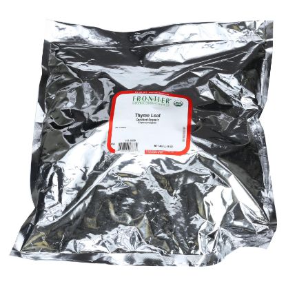 Frontier Herb Thyme Leaf - Organic - Whole - Fancy Grade - Bulk - 1 lb