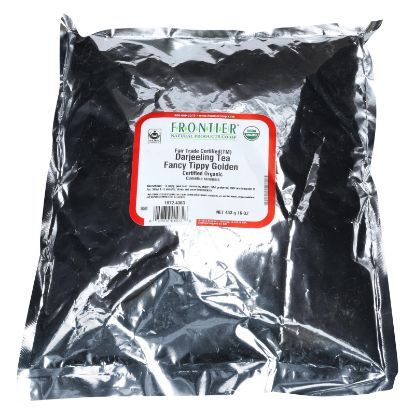 Frontier Herb Tea - Organic - Fair Trade Certified - Black - Darjeeling - Fancy Tippy Golden Flowery Orange Pekoe Grade - Bulk - 1 lb