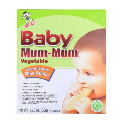 Hot Kid Baby Mum Rice Husk - Vegetable - Case of 6 - 1.76 oz.