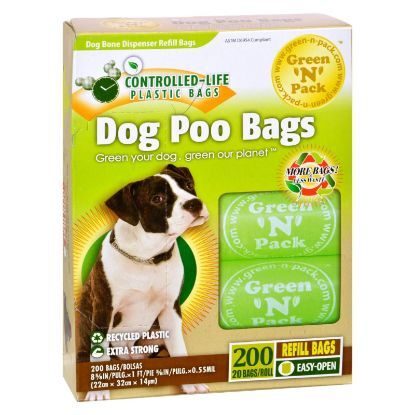 Green-n-Pack Dog Poo Bags - 200 Pack