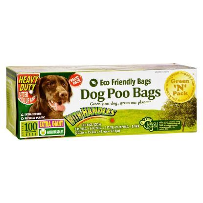 Green-n-Pack Dog Poo Bags Xtra Giant Ties - 100 Pack