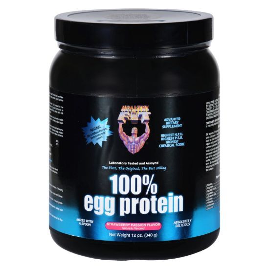 Healthy 'N Fit 100 Percent Egg Protein - Strawberry Passion - 12 oz