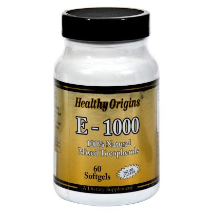 Healthy Origins E-1000 - 1000 IU - 60 Softgels